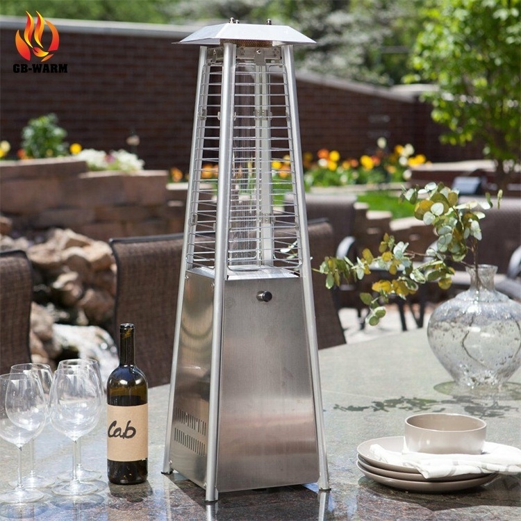 Home Garden Dining Tabletop Outdoor Camping Portable Mini Pyramid Gas Patio Heaters