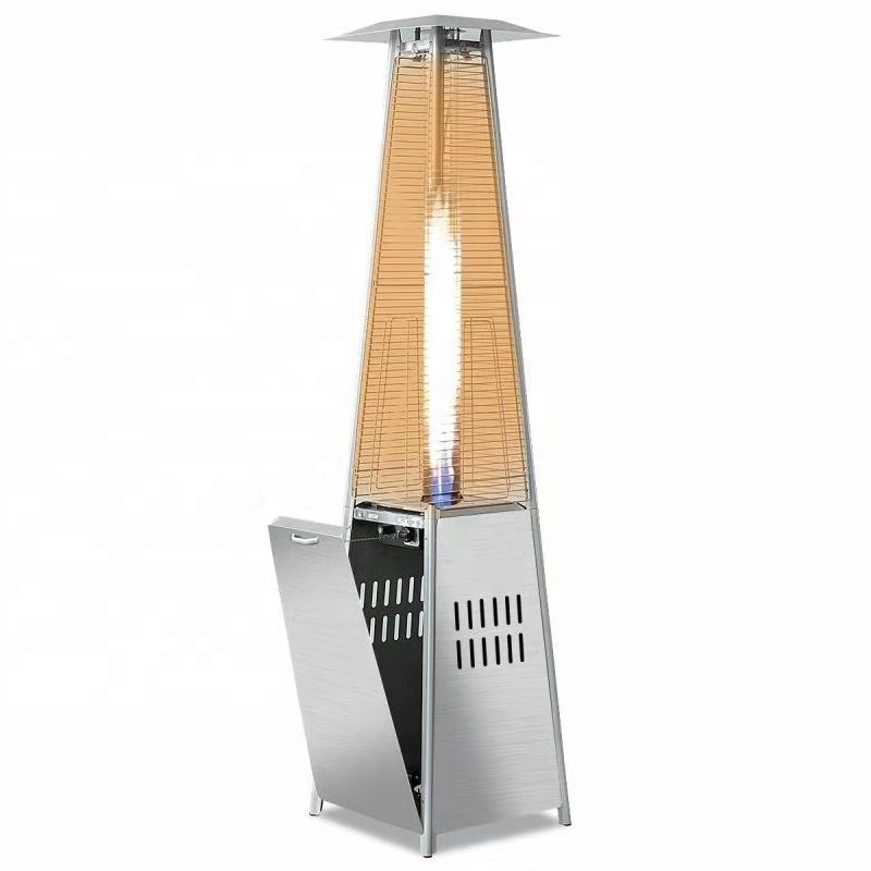 Glass Tube Flame Balcony Patio Heater With Bar Table luxury patio heater with quartz-glass | led illuminated