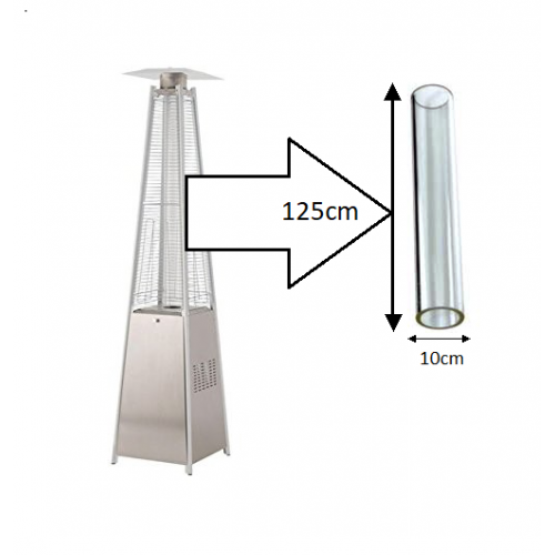 Garden Sun Patio Heater Glass Tube Parts With CE Certificate industrial heater/ patio heater lamp