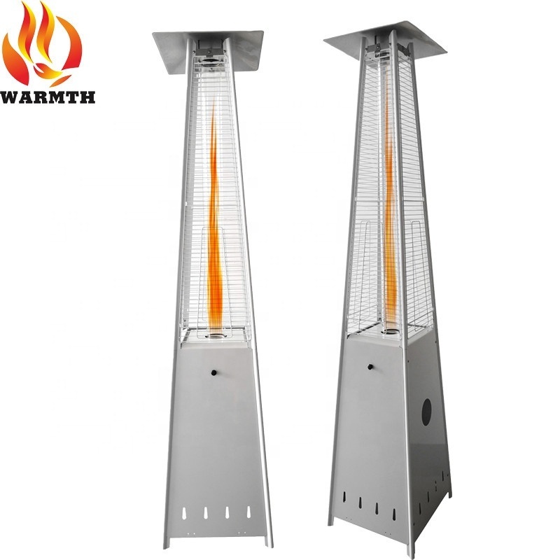 Glass Tube Flame Balcony Patio Heater With Bar Table luxury patio heater with quartz-glass | led illuminated