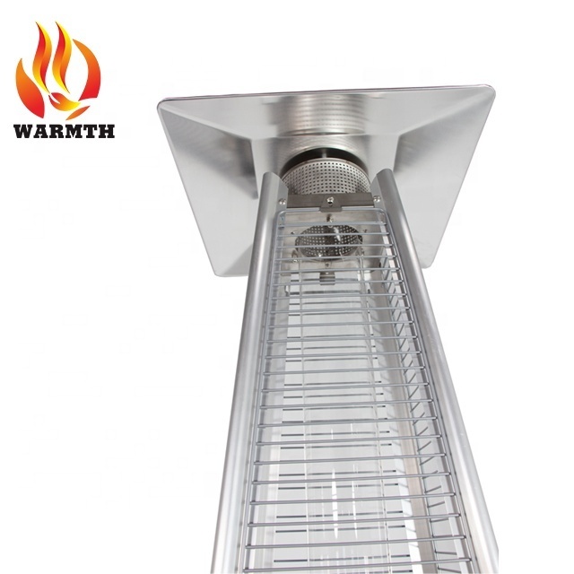 Pyramid Glass Tube Big Burn Gas Patio Heater For Swimming Pool infrared patio heaters glass tube heating lamp