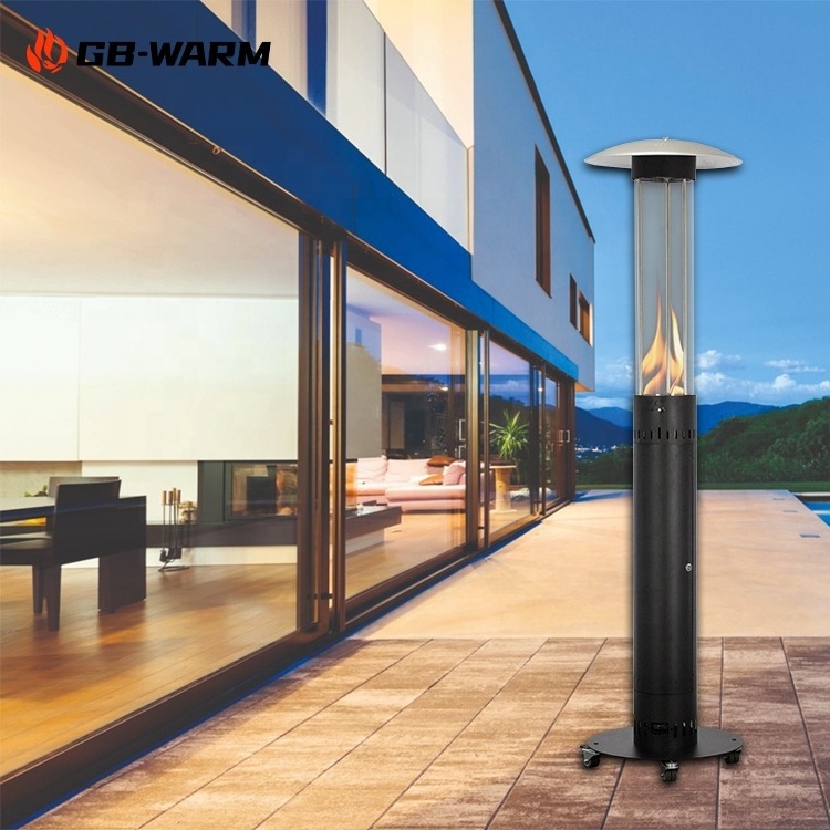 Outdoor Pellet Stove Fireplace Wood Stove Patio Heater for Use in the Garden or Patio