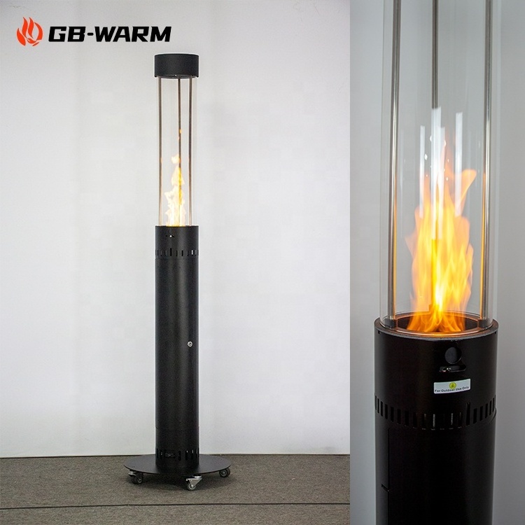 Outdoor Pellet Stove Fireplace Wood Stove Patio Heater for Use in the Garden or Patio