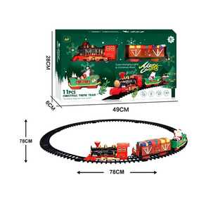 Electric Railway Toy Car Kids Plastic Race Train Set Tracks Rail Fast Cars Slot Toys