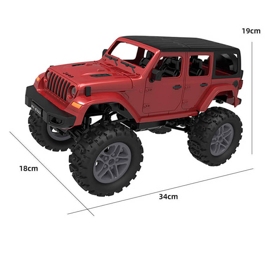 2.4GHz 1: 14 Off-road RC Vehicle Model Wrangler Climbing Electric Remote Control Car JEEP Toys for Kids