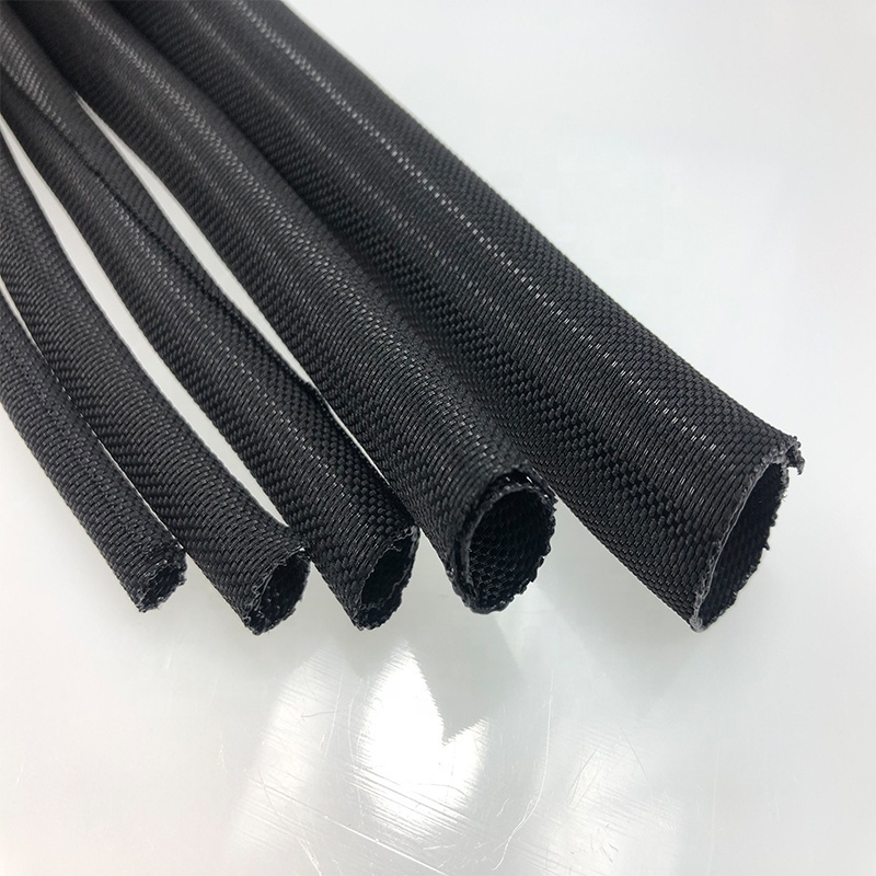 High Quality Wholesale 9MM Cable Sleeves Management Split Braided Wrap Cable Sleeve PET Expandable Braided Network Pipe