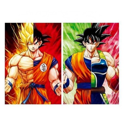 Japanese anime poster wall art 3d lenticular anime picture 3d flip effect lenticular poster