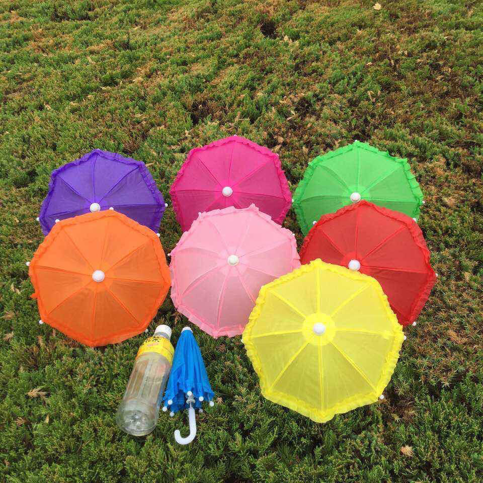 Hot Selling 2023 New Design Durable Outdoor Lightweight Waterproof Mobile Mini Sun For Phone Umbrella Lace Umbrella