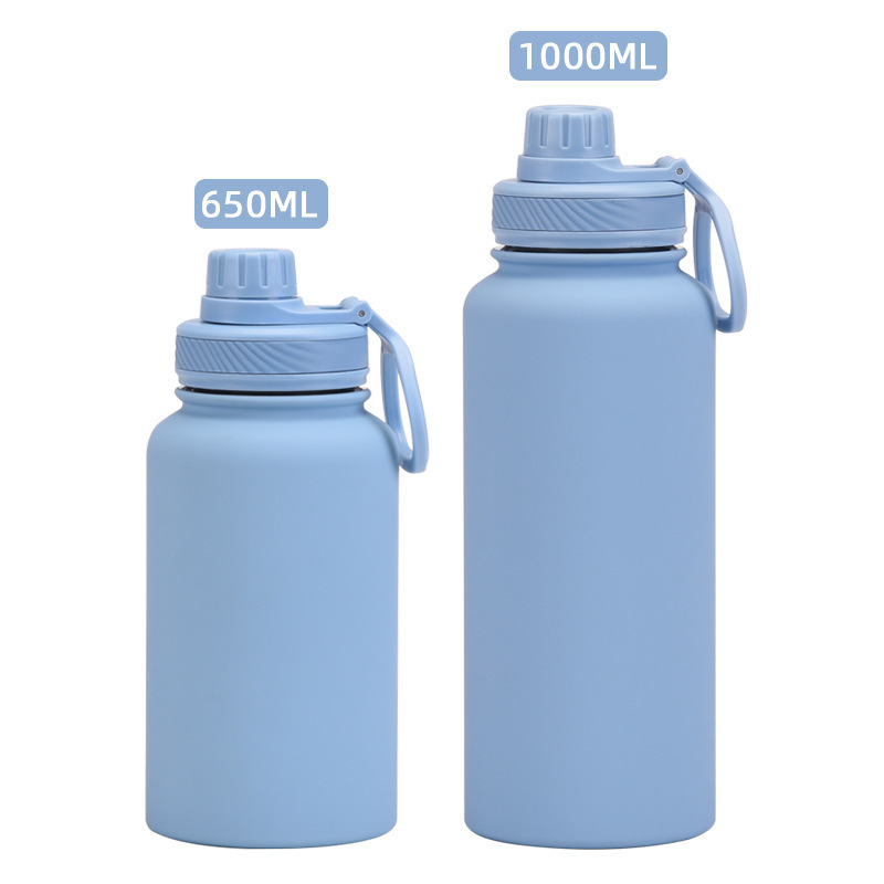 Portable 32oz gym fitness thermal bottle for sports 32 oz double wall stainless steel vacuum insulated flasks termos cup thermos