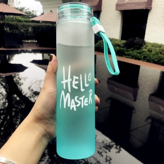 2024 New Design Wholesale Creative Glass Gradient Color Colorful Frosted Water Cup Advertising Cup Portable Event Gift