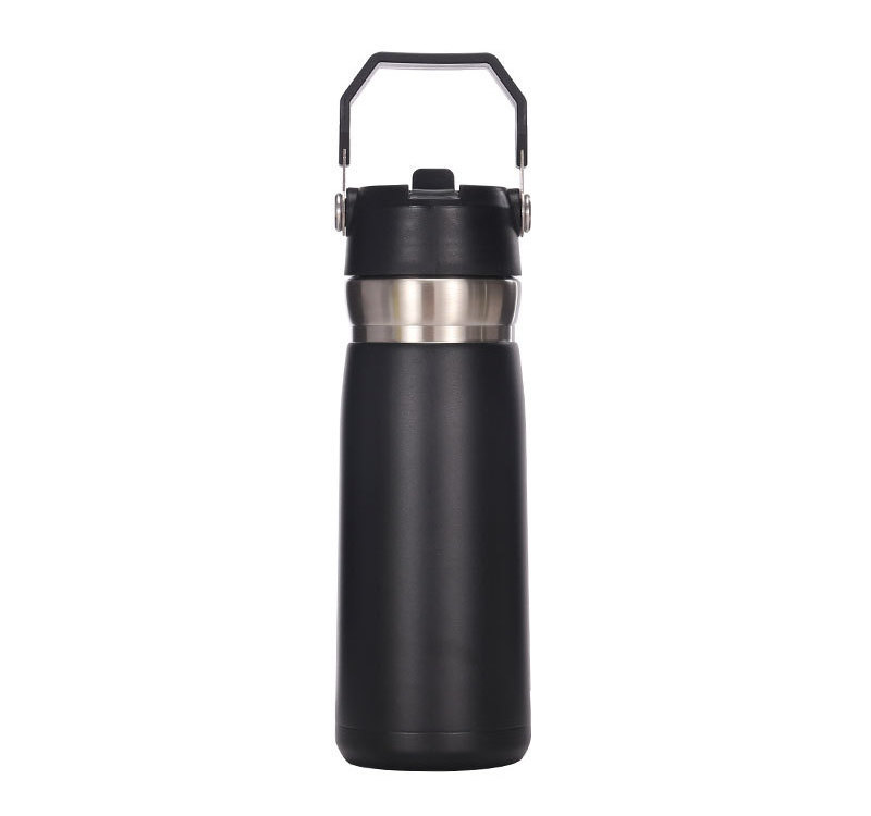 Outdoor Portable Vacuum Car Flask With Handle Sports Gym Camping Sport Thermoses Large Capacity Travel Kettle