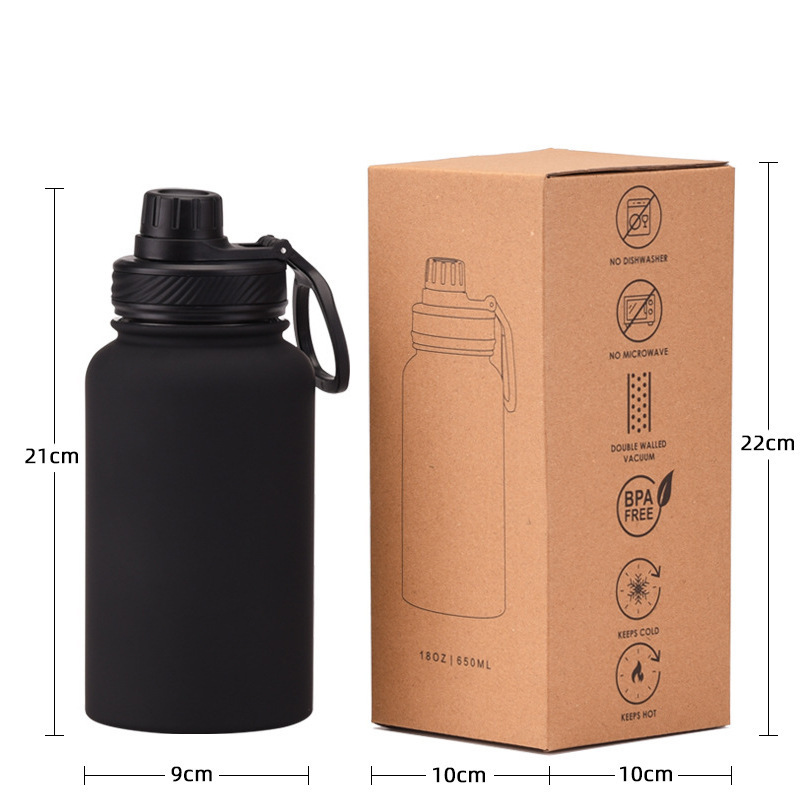 Portable 32oz gym fitness thermal bottle for sports 32 oz double wall stainless steel vacuum insulated flasks termos cup thermos