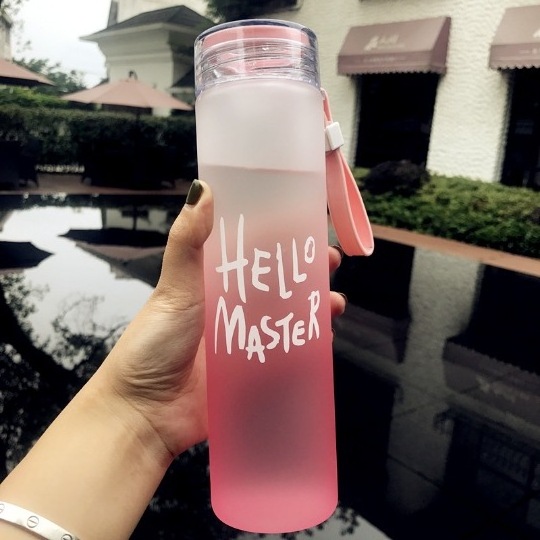 2024 New Design Wholesale Creative Glass Gradient Color Colorful Frosted Water Cup Advertising Cup Portable Event Gift