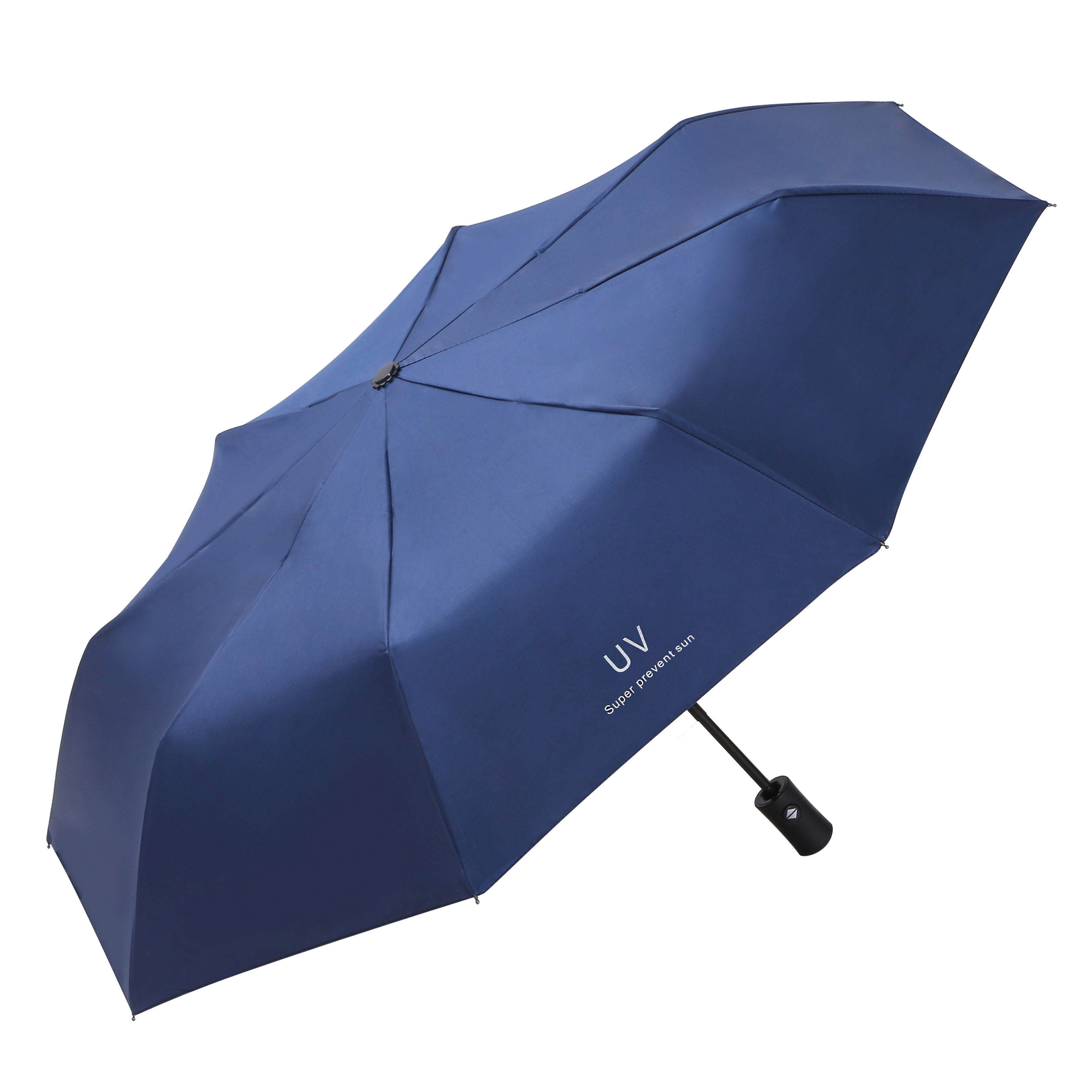 High Quality Auto Open And Close Collapsible Umbrella With Logo Custom 3 Folding Fully Umbrella Automatic