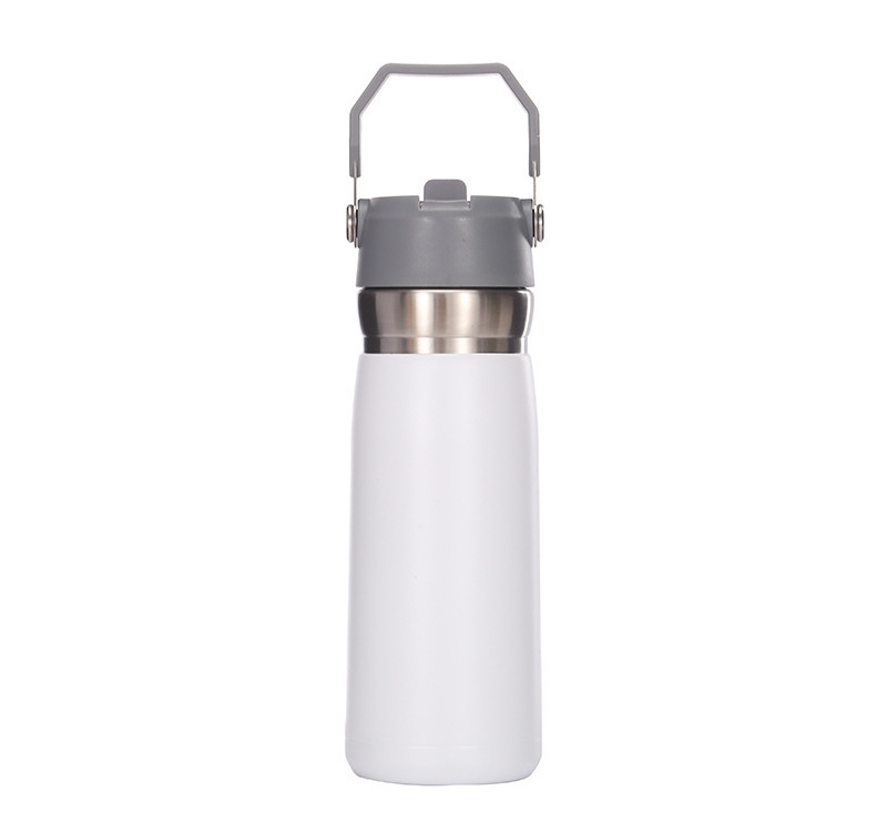 Outdoor Portable Vacuum Car Flask With Handle Sports Gym Camping Sport Thermoses Large Capacity Travel Kettle