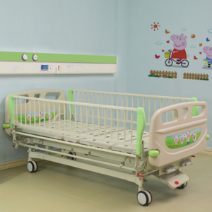 KS-S201et European Style Full Covering Side Rails Two Function Manual Care Medical Pediatric Bed