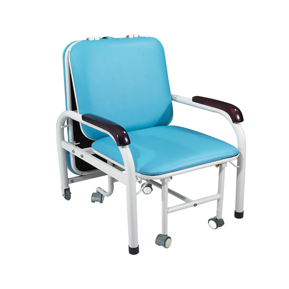 Cheap price adjustable hospital accompany bed chair