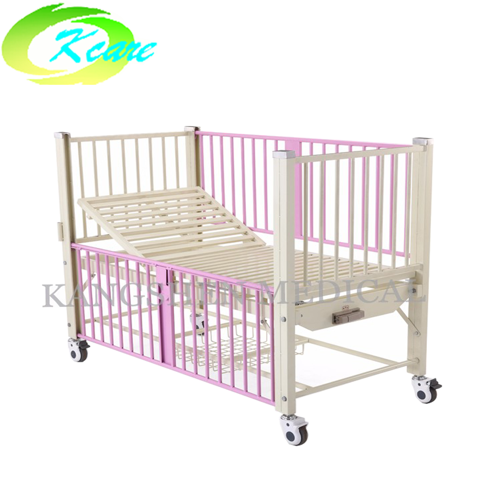 Cheaper Price Hospital Furniture 2 Function Manual Children Bed Home Care And Hospital Nursing Care