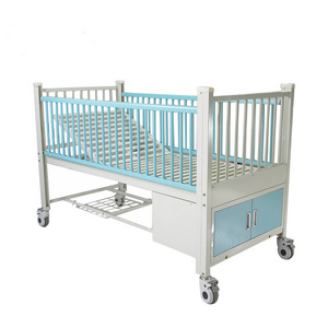 Cheaper Price Hospital Furniture 2 Function Manual Children Bed Home Care And Hospital Nursing Care