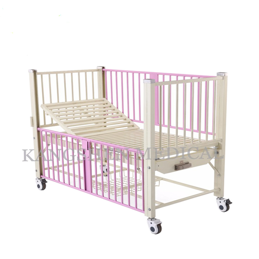 Cheaper Price Hospital Furniture 2 Function Manual Children Bed Home Care And Hospital Nursing Care