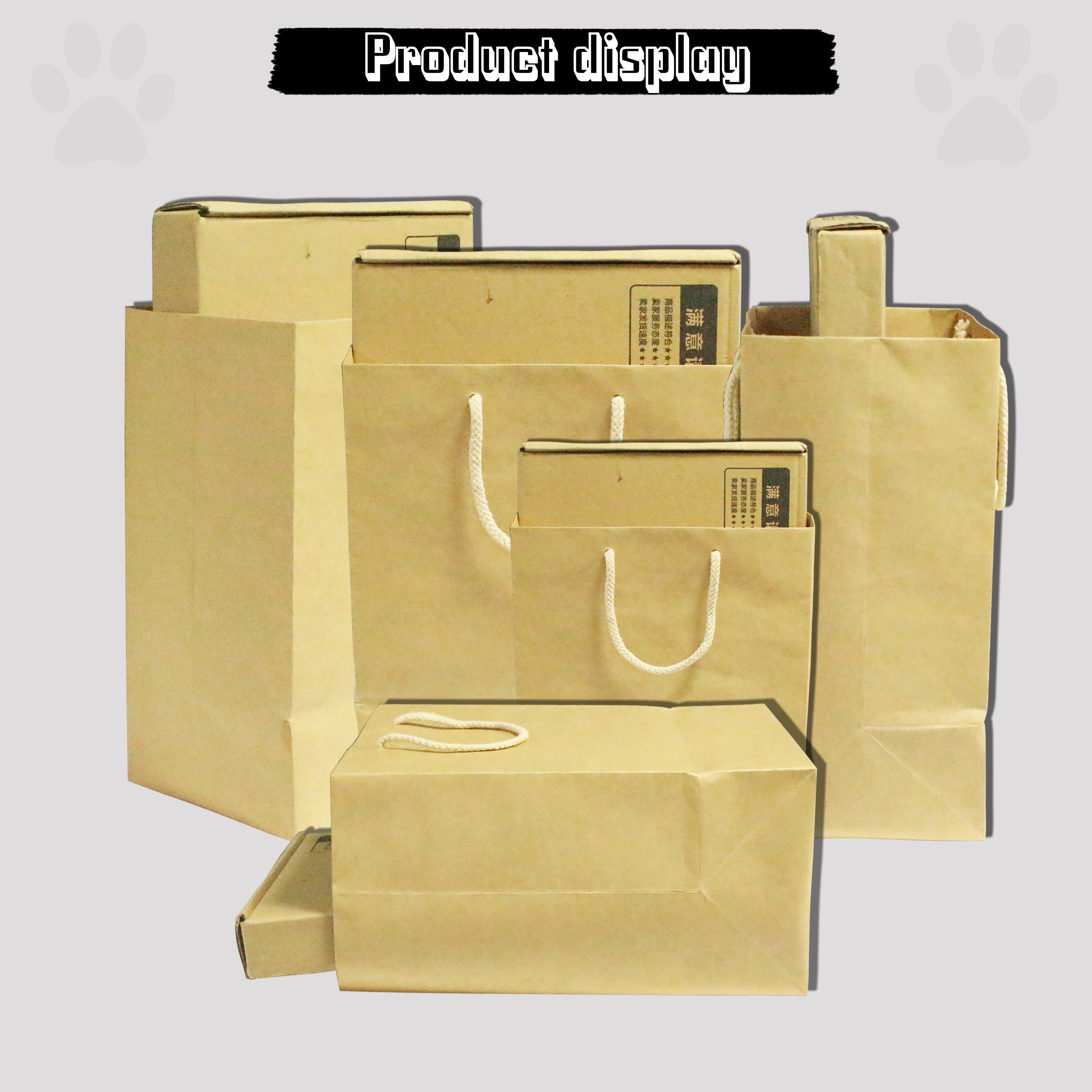 2022 Luxury Gift Custom Size Door Gift Kraft Paper Bag With Logo