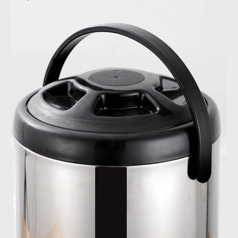 Stainless steel  bucket barrel heat insulation Preservation Drink Dispenser commercial milk tea dispenser