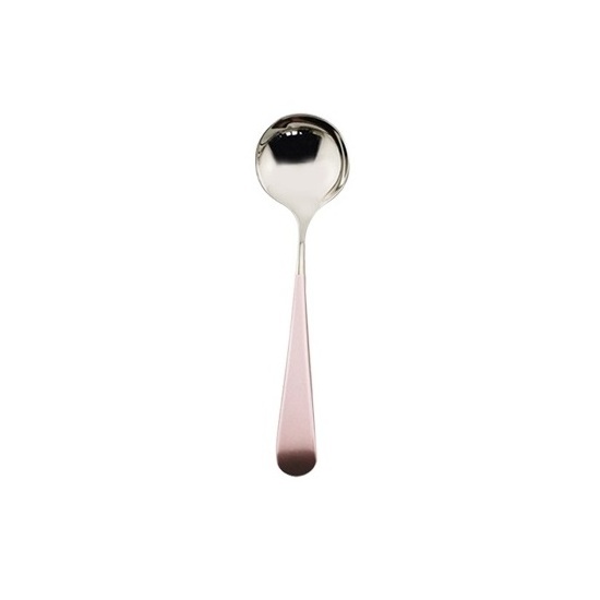 Amazon 2021 Popular 13cm 15cm 17cm Custom Mini Small Long Handled 304 Stainless Steel Rose Gold Teaspoon Metal Dessert Tea Spoon