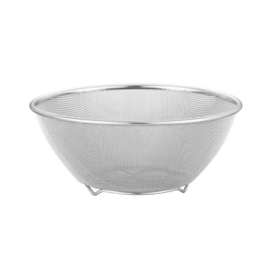 Kitchen food strainer mesh rice sieves 201 stainless steel colanders & strainers deep strainer basket