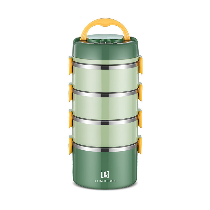 OEM Kids Stackable Tiffin With Bag Set Custom Insulated Multilayer Stainless Steel Kid Compartment Lunch Box