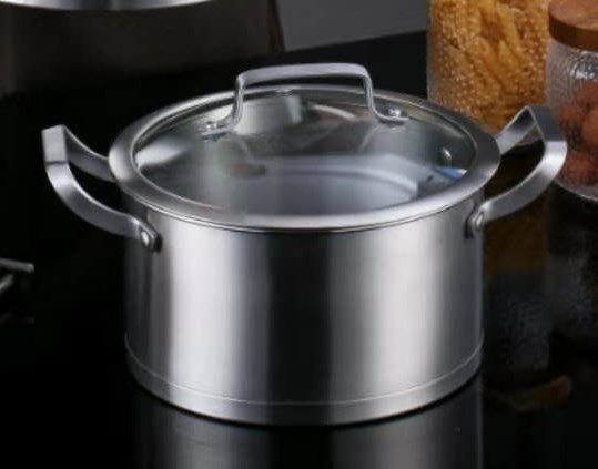 Ama-zon Pure Cook Cooking Pot Set High Quality Stainless Steel Sus410  Soup & Stock Pots for Kitchen