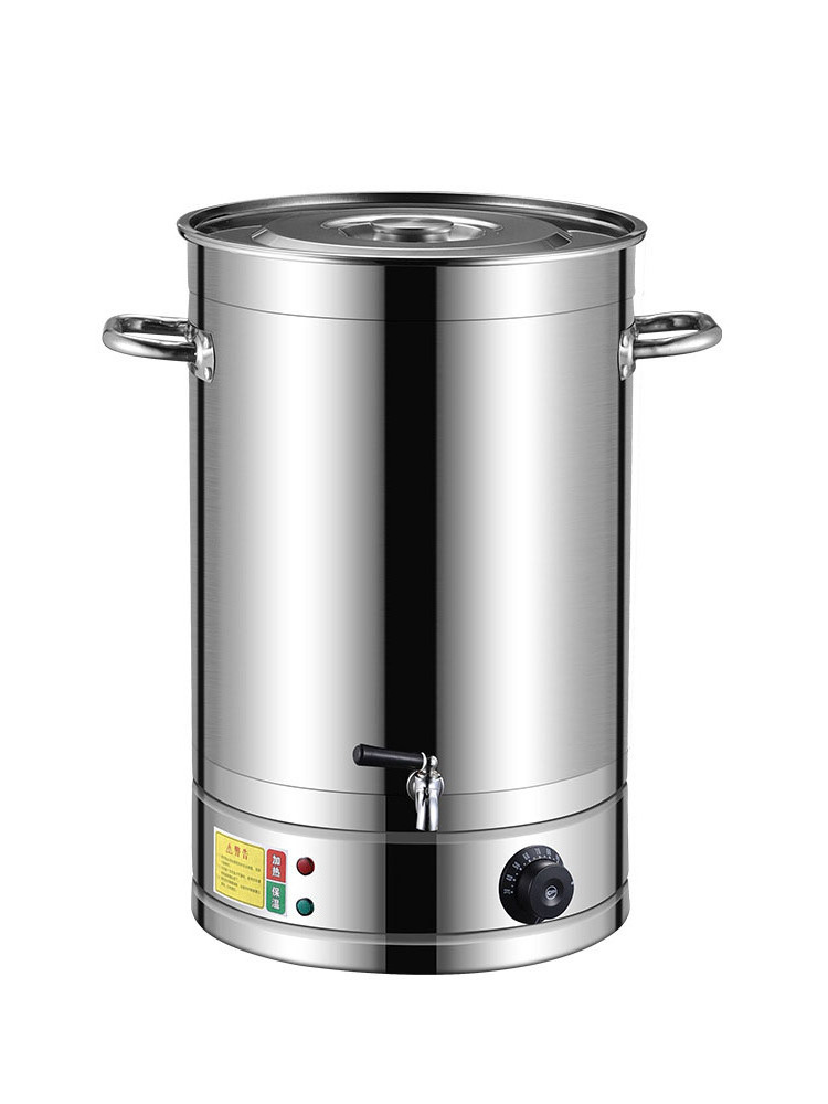 Big Capacity Water Heater Commercial Warmer Tea Maker Boiler Double Layer Stainless Steel 28-88 Liter Water Urn Electric Digital