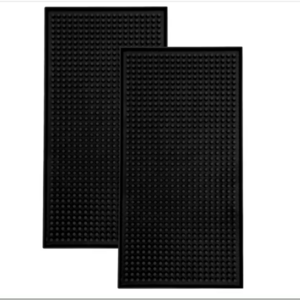 Accept Custom Logo PVC Rubber Bar Mat for Countertop Non-Slip Bar Mat for Home Bar Cart Coffee Maker Mat for Cocktail Bartender