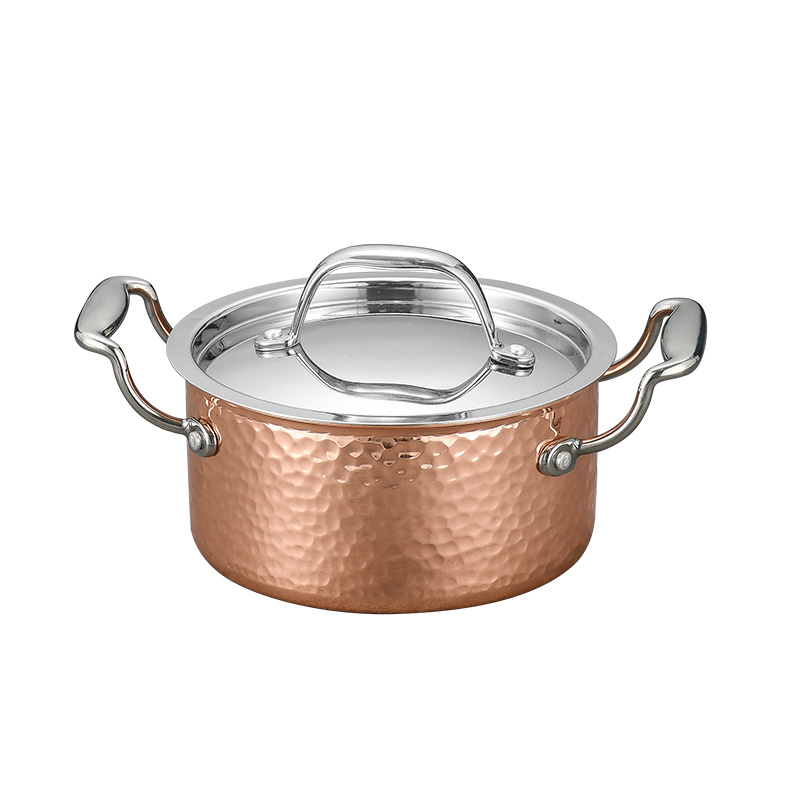 Hot Selling Pure Cook Cooking Pot High Quality Stainless Steel Soup & Stock Pots Kitchen Single Cooking Pot with Metal Lid