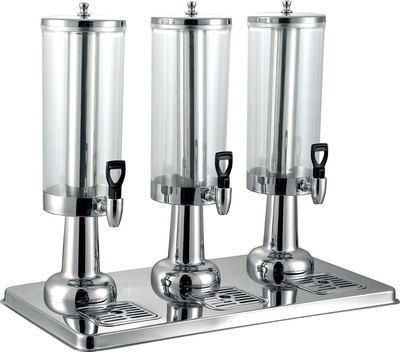 Cylinder Drink Dispenser for Bar Hotel Restaurant Tabletop Liquor Beer Dispenser with Tap Draft Beer Tower with ice cooling tube