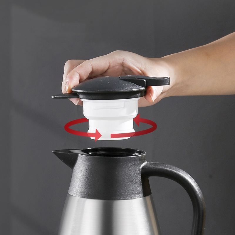 304 Stainless Steel Vacuum Insulated kettle Warm Water bottle European coffee pot Hot water bottle household 1.5L/2L commercial