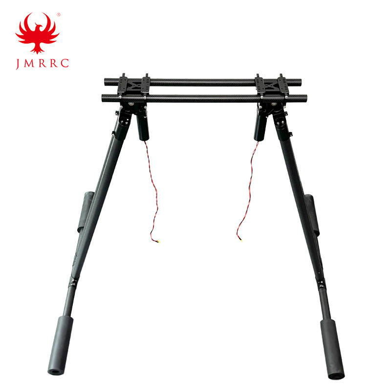 JMRRC Electric Retractable Landing Gear 22mm Dual CF Tube Auto Folding 80KG Heavy Payload For Big Drone