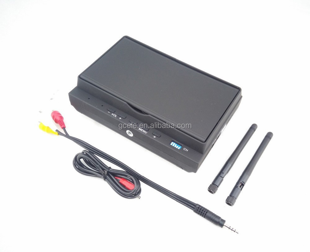 Sky-702 7in FPV Monitor/ Displayer Built-in 32CH 5.8G Diversity Dual Receiver with Folding Sunshade