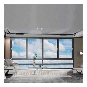 Aluminum Sliding Window Residential Good water air tightness heat insulation sound proofing Window