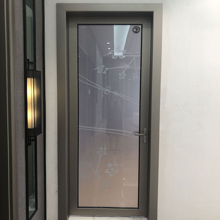 Double glass aluminum door 2020 Myanmar wholesale new style side hung swing door