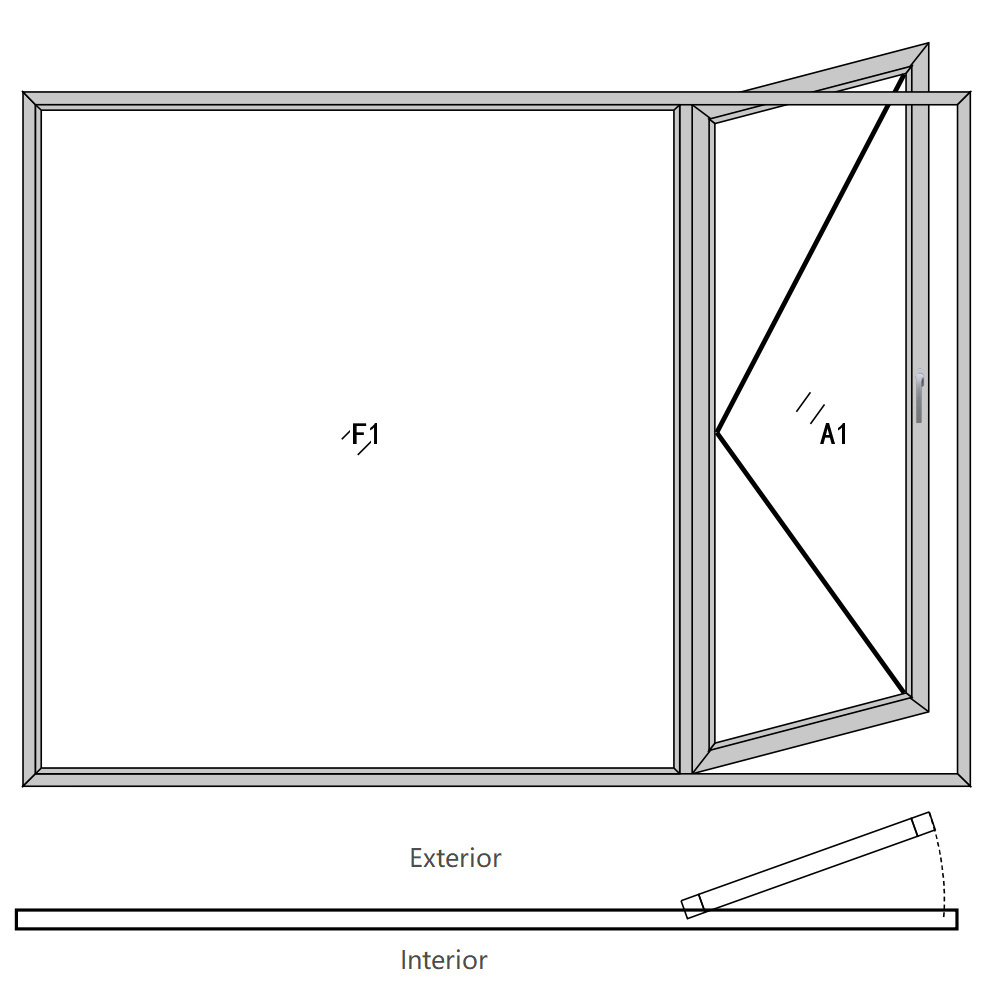 House Windows Factory wholesale customization Double Glazed Frame Aluminum Casement Window