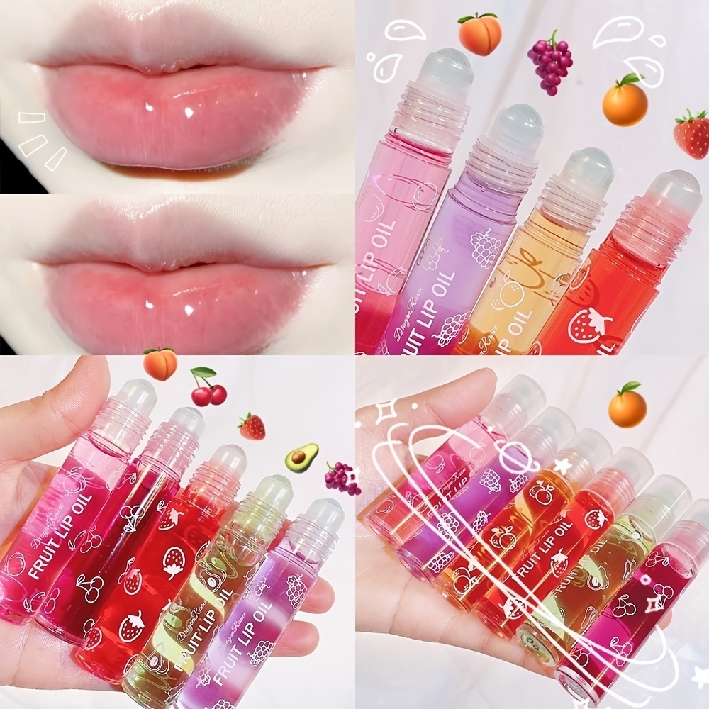 Moisturizing Fruit Flavour Lip Balm For Brightening And Plumping Lip Moisturizer For Hydrating Makeup Lip Gloss Balm Stick