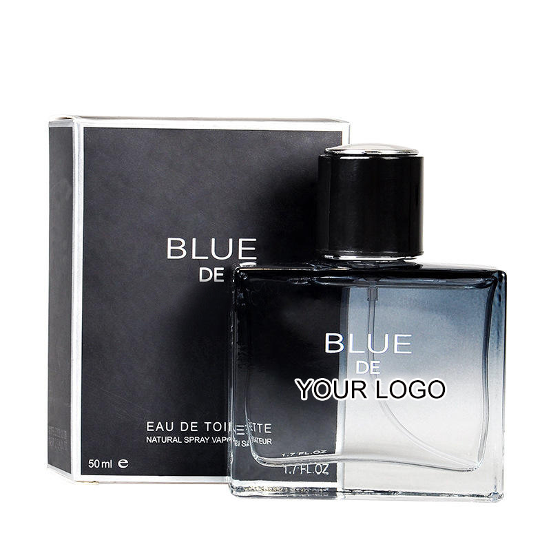 Cheap Price 50ml Men Suppliers Perfumes 48 hours Long Lasting Blue De Perfume Spray Sea Smell Cologne for Men Perfume