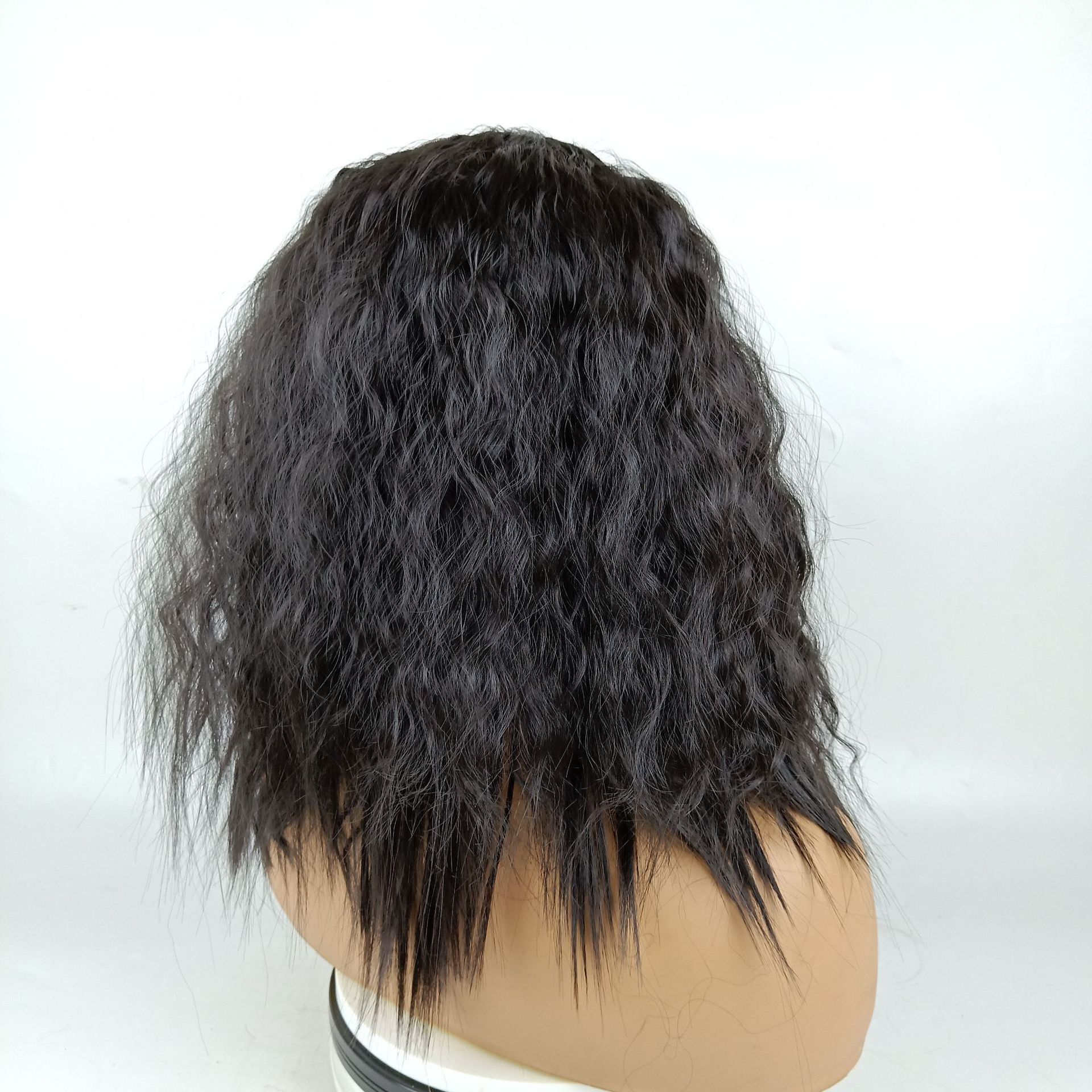 Hot sale Wholesale Cheap Kinky Wave Synthetic Wig For Black Woman Natural Hair Synthetic Wigs Resistant for Woman Natural Beauty