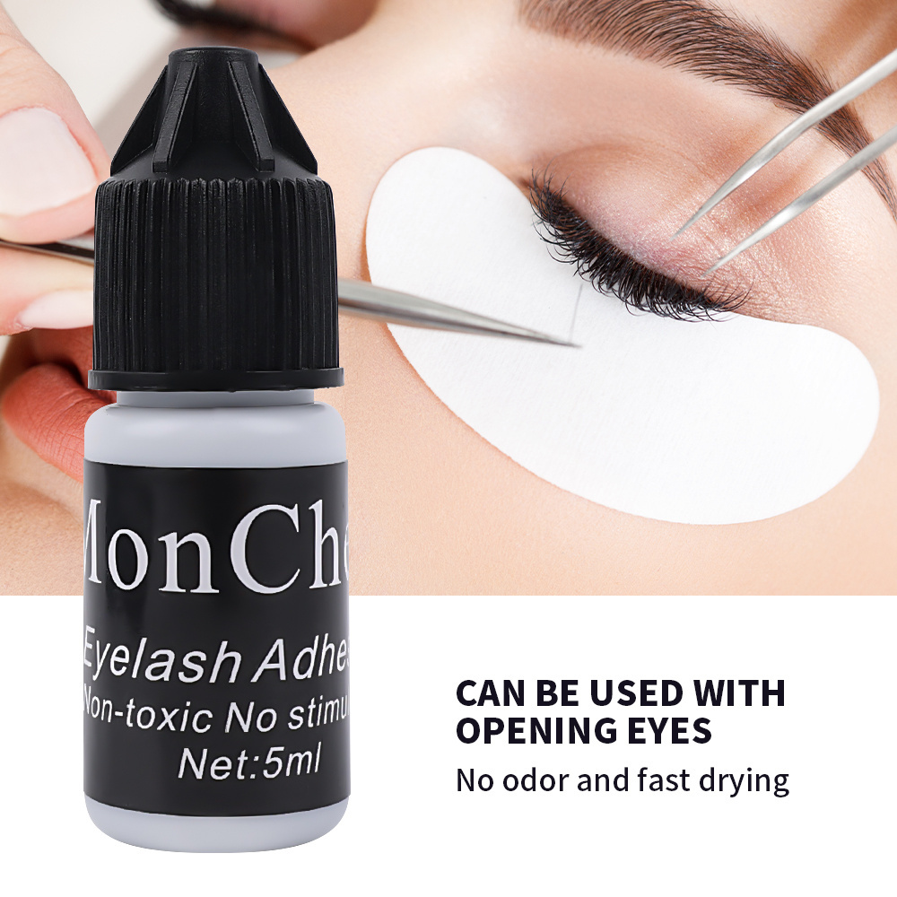 5 Ml Glue For Eyelash Extension Fast Drying Black Bond And Seal Eyelash Glue Makeup Tools Semi Permanent Eyelash Extension Glue