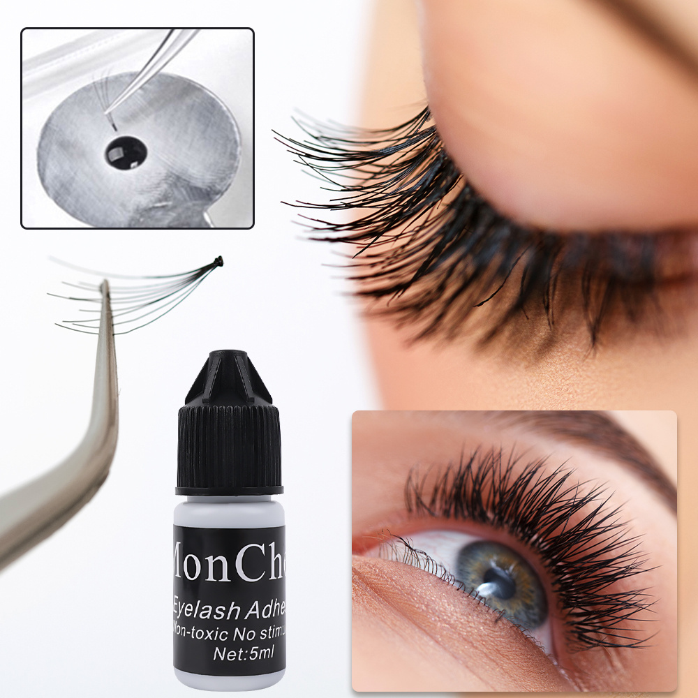 5 Ml Glue For Eyelash Extension Fast Drying Black Bond And Seal Eyelash Glue Makeup Tools Semi Permanent Eyelash Extension Glue