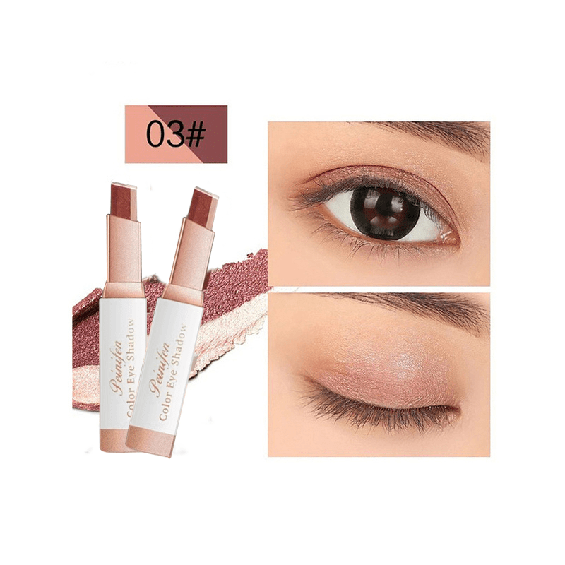 Gradient Two-tone Eyeshadow Stick For Women Waterproof Eyeshadow For Makeup