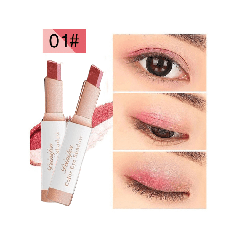 Gradient Two-tone Eyeshadow Stick For Women Waterproof Eyeshadow For Makeup