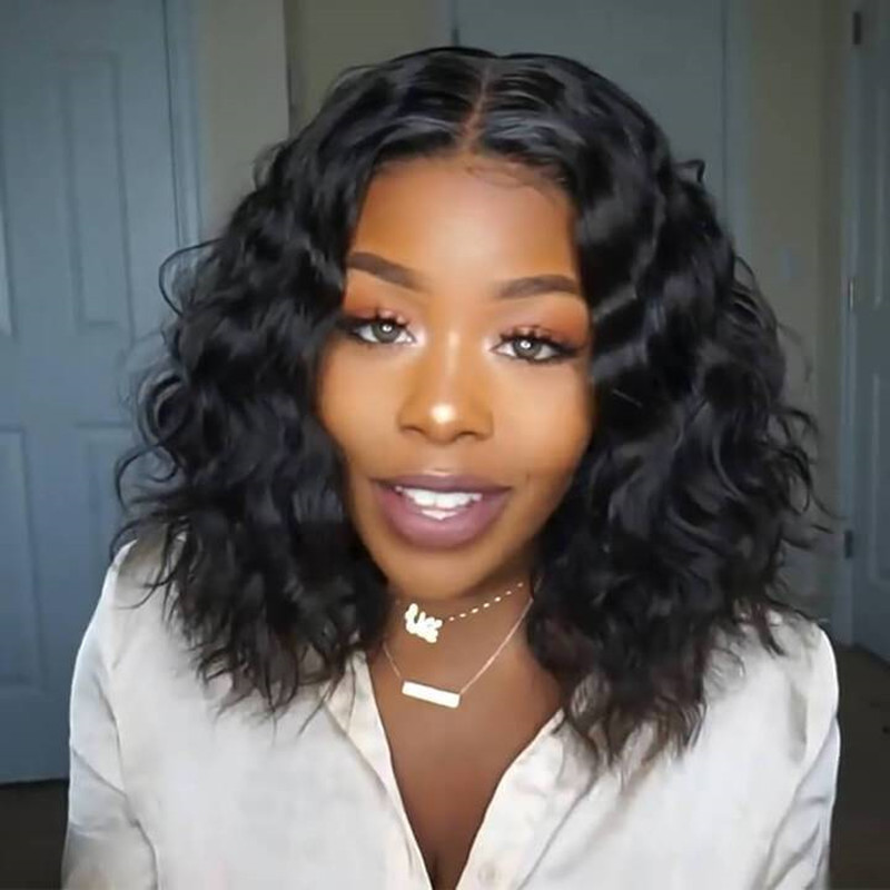 Hot sale Wholesale Cheap Kinky Wave Synthetic Wig For Black Woman Natural Hair Synthetic Wigs Resistant for Woman Natural Beauty