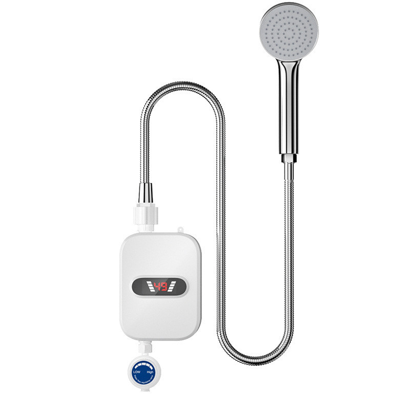 Quick heating mini constant temperature instant electric water heater shower set in stock