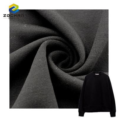 Wholesale fleece 67% Bamboo 29% polyester 4% spandex brushed Breathable terry knit fabric for Sweatshirt